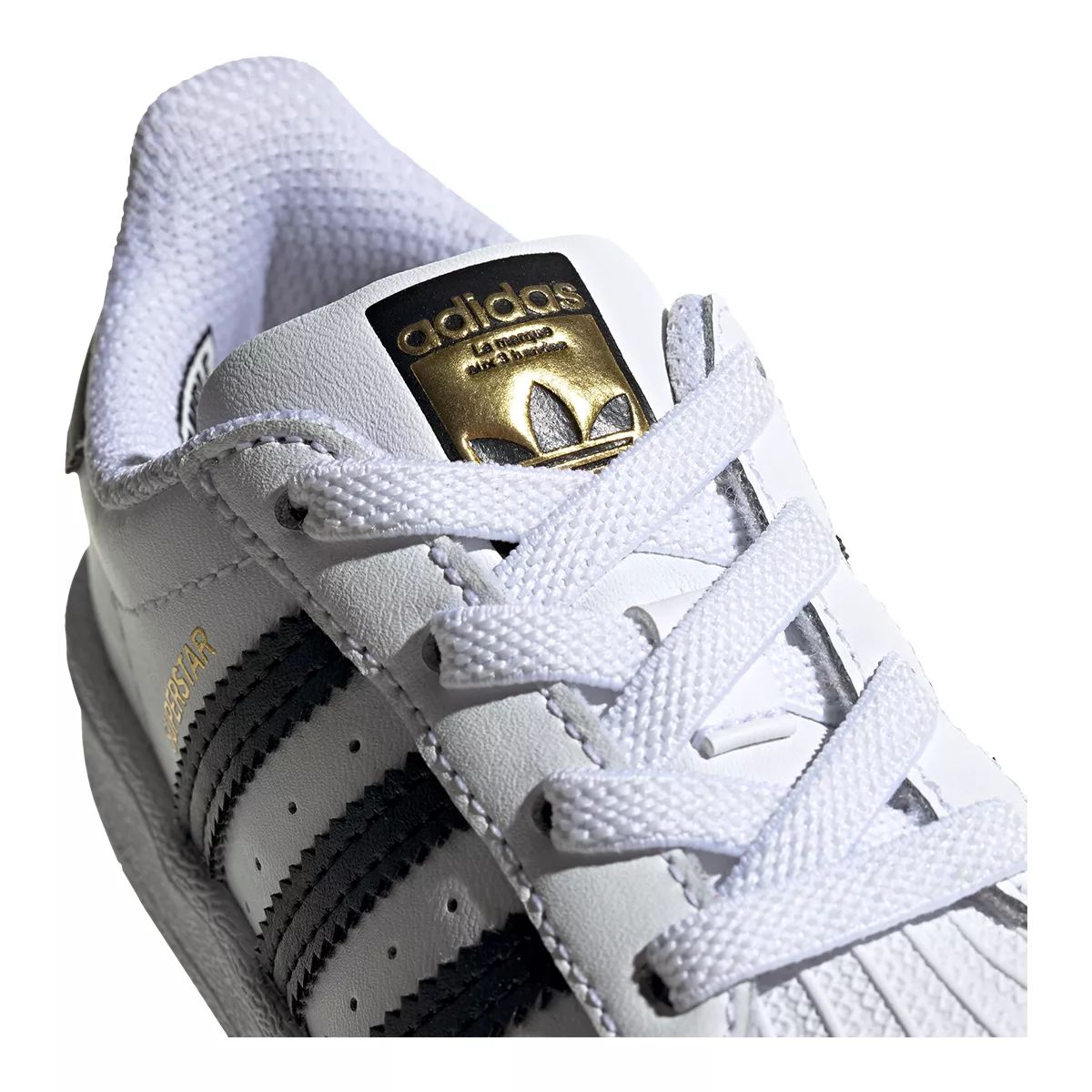 adidas Kids' Toddler Originals Superstar Shoes, School/Casual, Lace Up, Leather