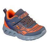 Skechers Kids' Toddler Magna-Lights Bolzer Shoes, Slip On, Walking, Running, Velcro, Light Up Front_Three_Fourths_Angled_Right
