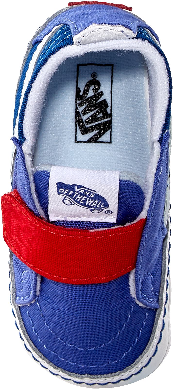 Vans Kids' Baby SK8-Hi Crib Shoes, High Top, Slip On, Velcro