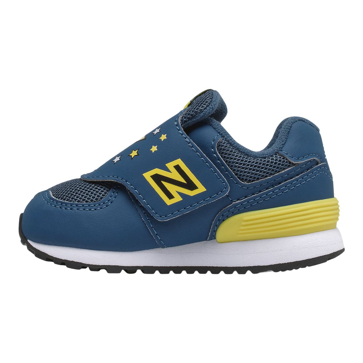 New Balance Kids' Toddler 574 Day/Night Shoes, Running, Velcro, Suede, Lightweight