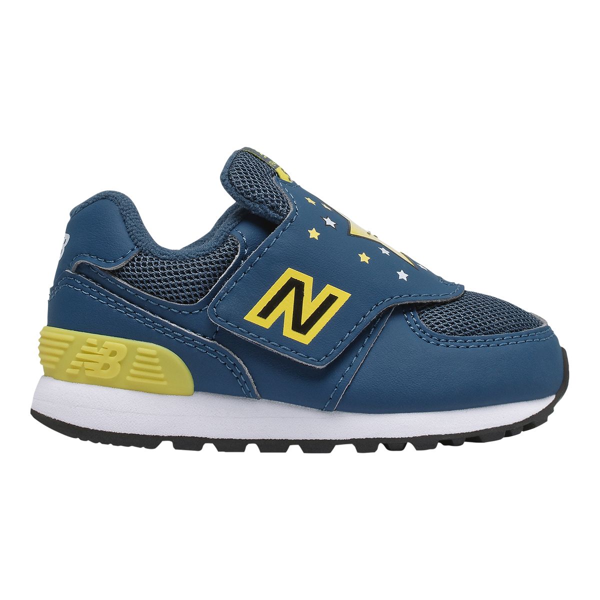 New Balance Kids' Toddler 574 Day/Night Shoes, Running, Velcro, Suede, Lightweight