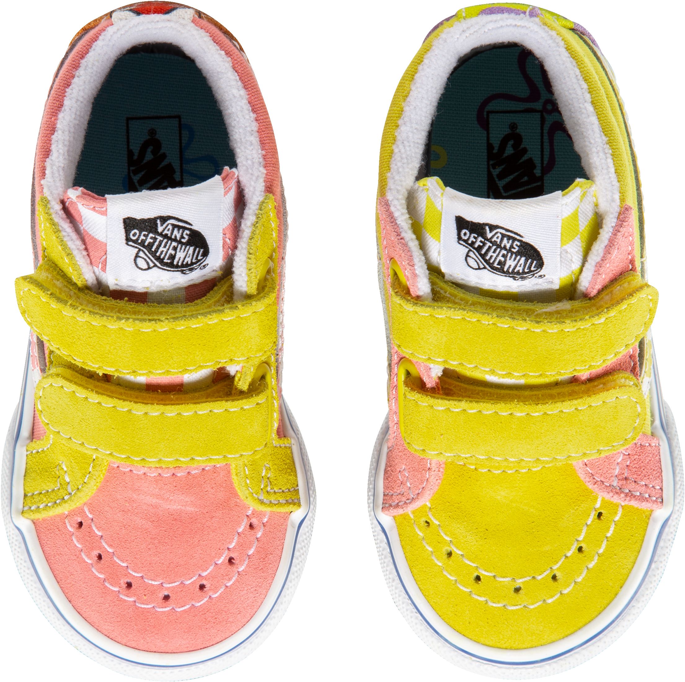 Vans x SpongeBob Kids' Toddler Best Friends SK8-Mid Skate Shoes