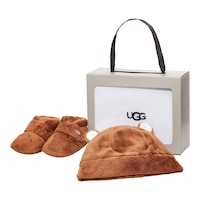 UGG Kids' Baby Bixbee Bootie And Beanie Set, Boys'/Girls', Winter, Velcro, Fleece Composite_or_Mixed