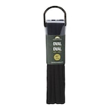 Atmosphere 45-inch D-Ring Oval Shoe Laces Front_Flat