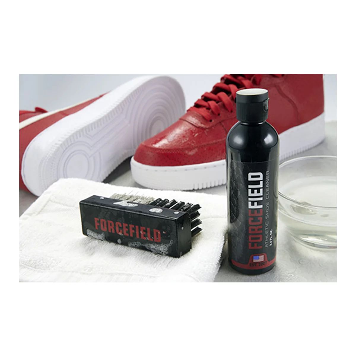 Forcefield athletic sale shoe cleaner